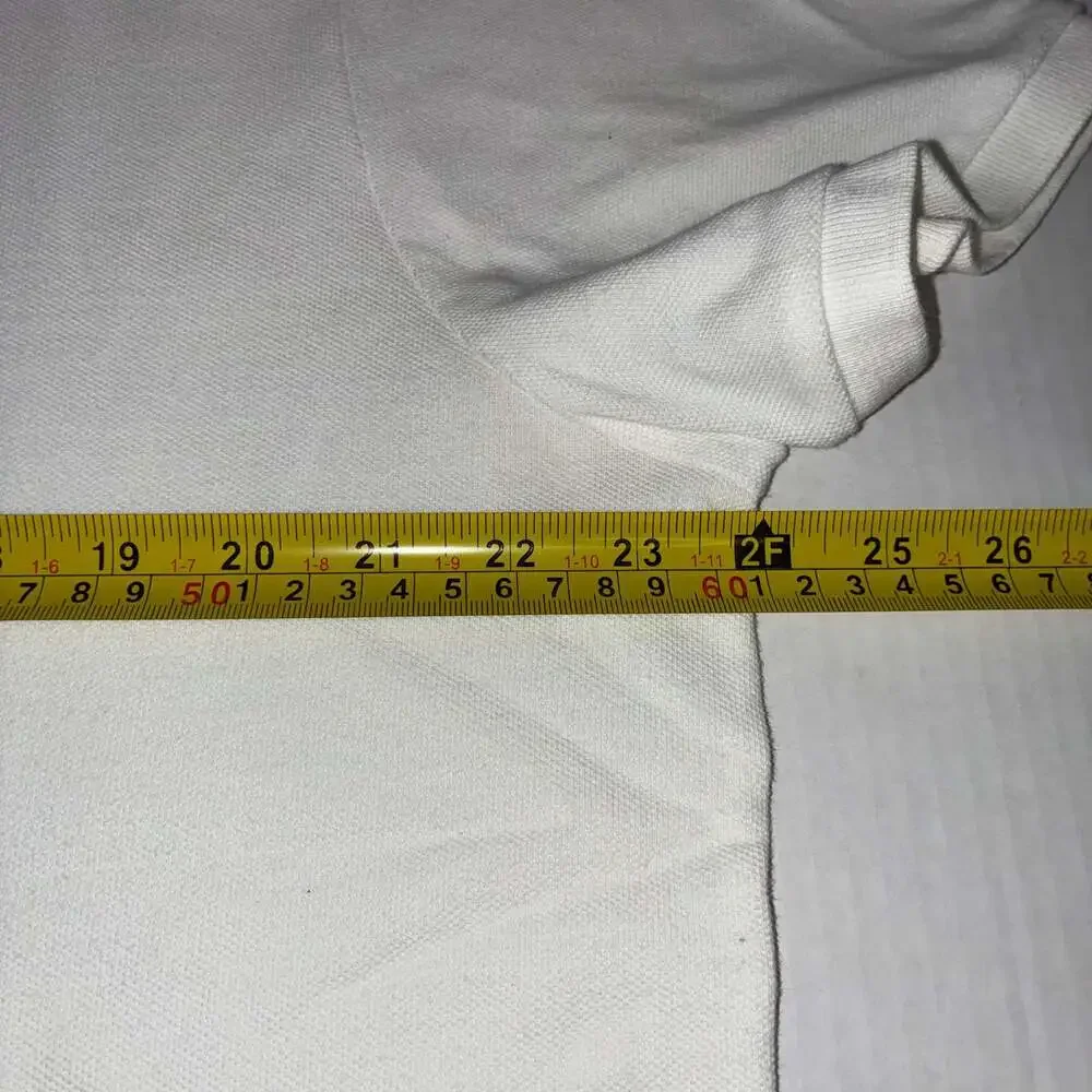 Polo Ralph Lauren Men's White Custom Slim Fit Short Sleeve Polo Shirt XL